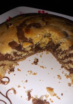A picture of Zebra cake.