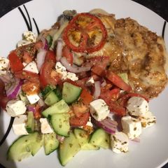 A picture of My luxury Moussaka.