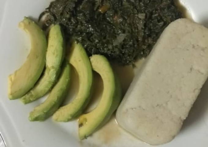 Recipe of Delicious Ugali with Managu