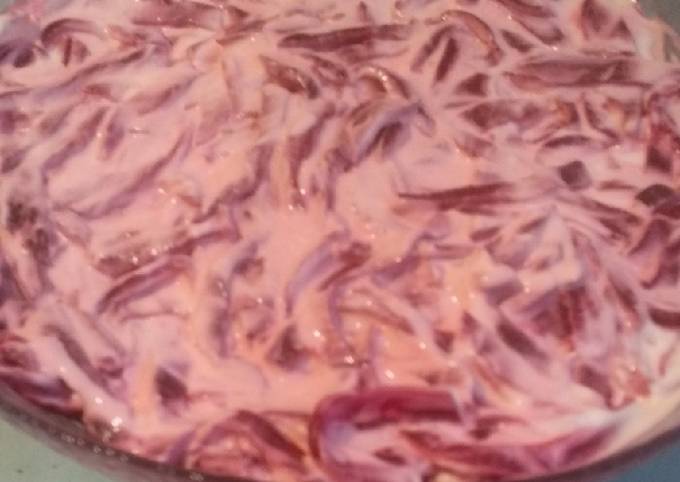 Овощной салат со сметаной