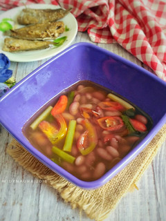 Foto resep 10. Angeun kacang (sayur kacang merah) #rabubaru