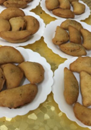 صورة لوصفة طريقة عمل سمبوسة باللحم سريعة