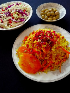 عکسی از دستور هویج پلو