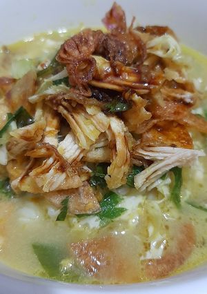 Foto resep Soto Ayam Kuah Santan