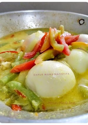 Foto resep Hintalu masak acar/ telor masak acar