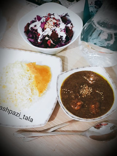 عکسی از دستور فسنجون کنجدی