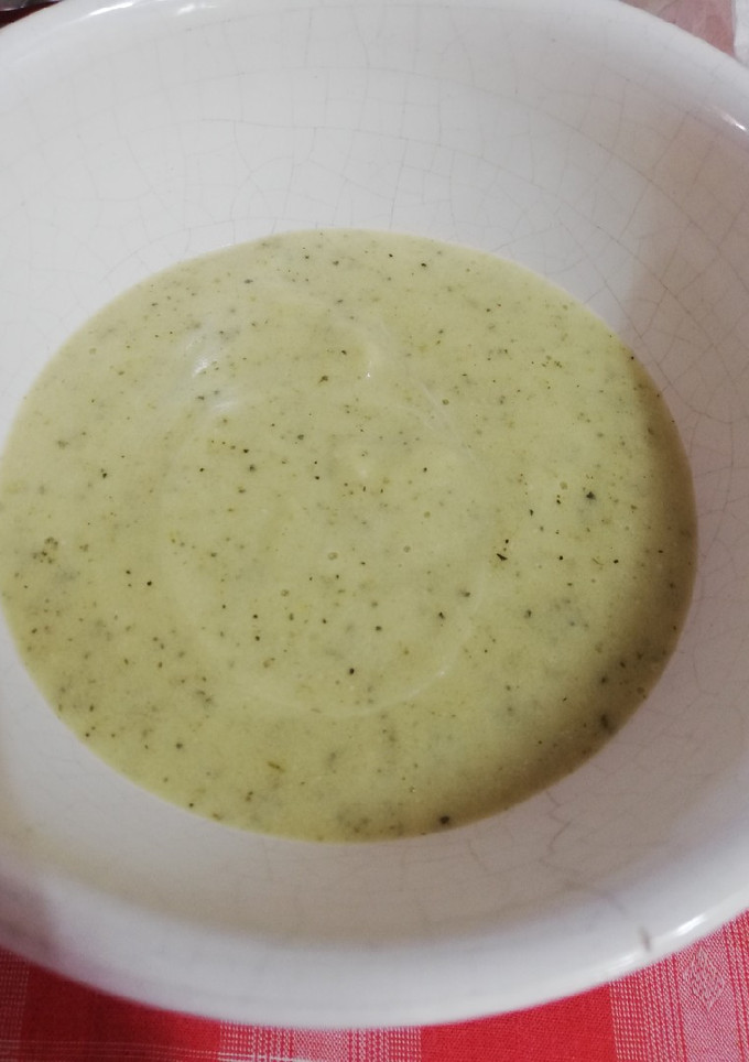 Una foto de Crema calabacín y algo más