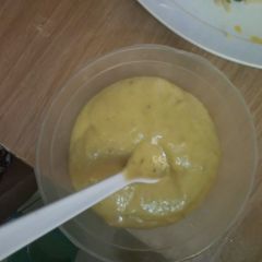 A picture of Boiled plantain puree.
