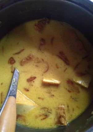 Foto resep Sayur tahu santan