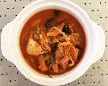 How To Serving Recipe Budaejjigae  Very Delicious