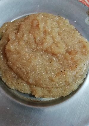A picture of Semolina halwa.