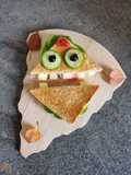 Monstrueux croque monsieur Halloween