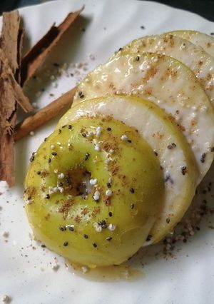 Una foto de Snack de manzana y canela