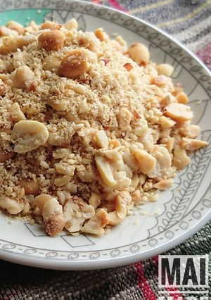 Hình của món Muối vừng lạc.