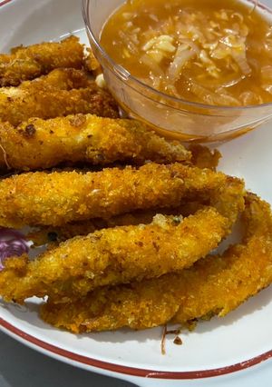 Foto resep Udang Goreng Tepung Saus Asam Manis