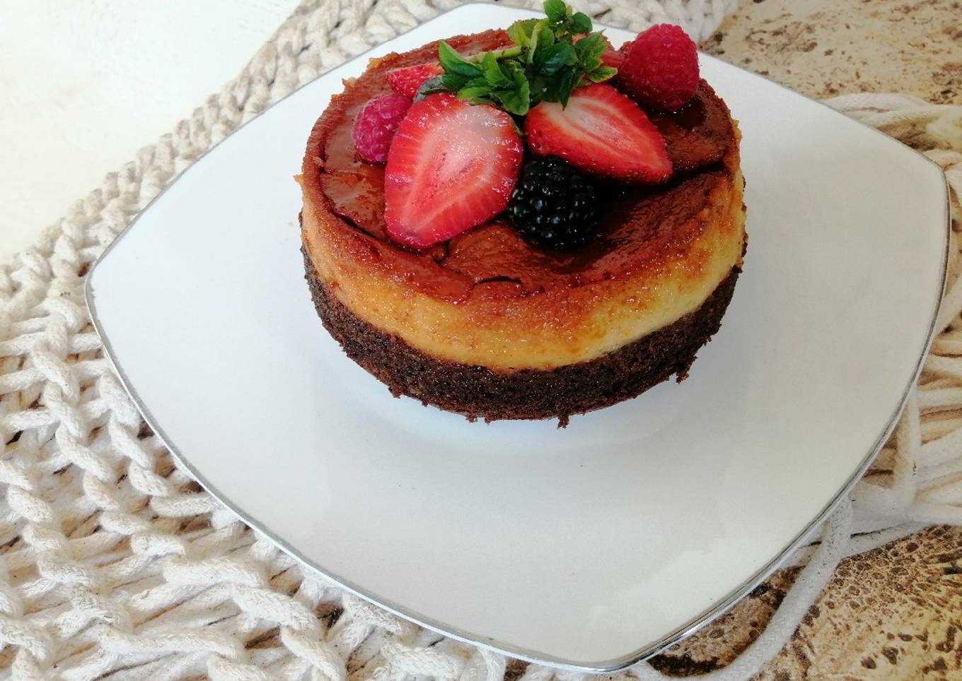 Pastel imposible o chocoflan