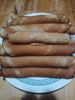 Una foto de Crepes de chocolate sin huevo