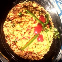 A picture of Navratan poha.