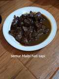 Semur Malbi hati sapi