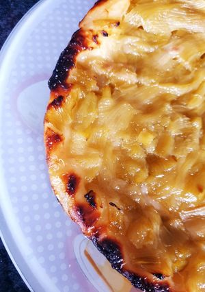 Une photo de Tarte tatin rhubarbe