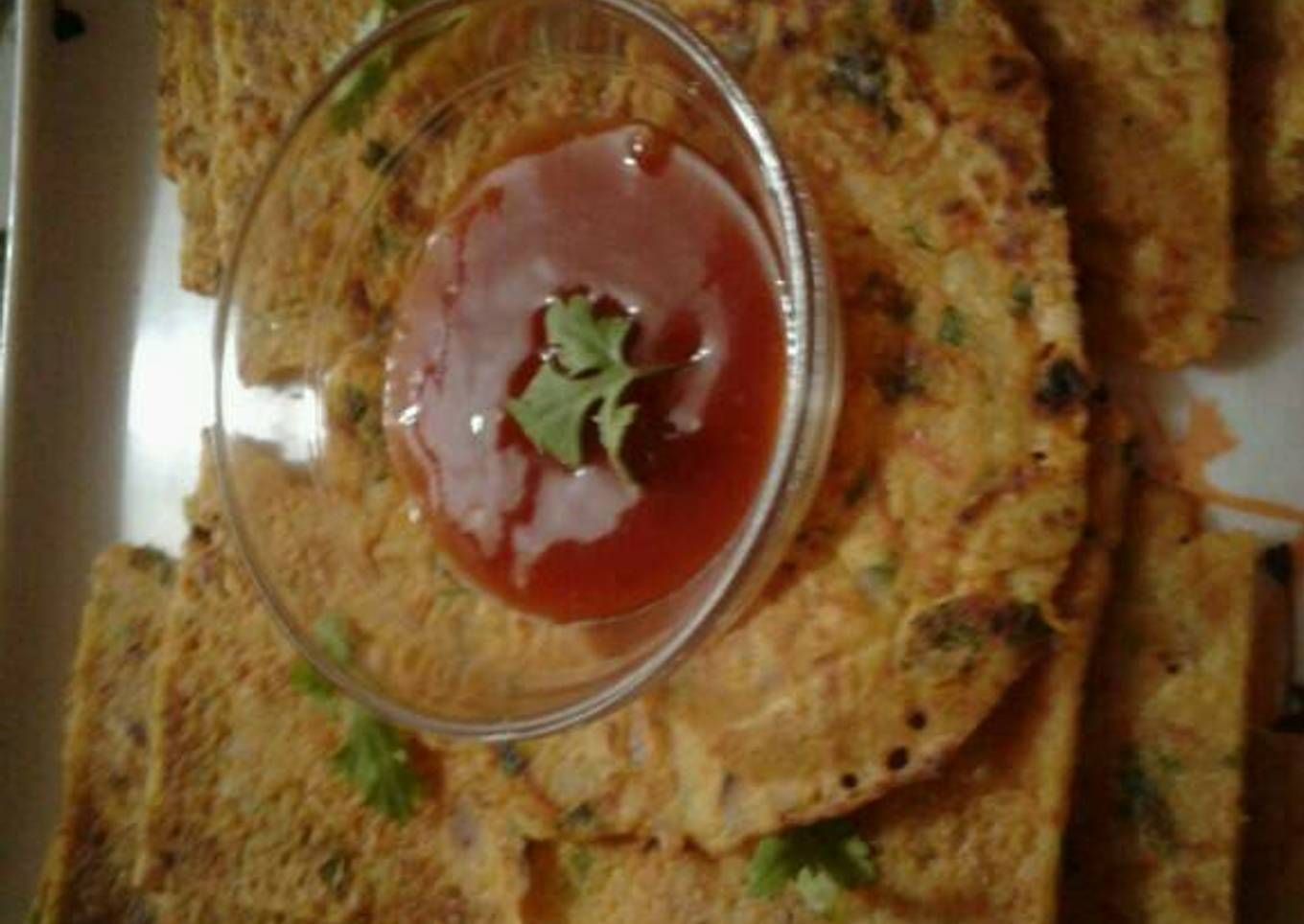 Veg.chila/eggless omelatte without maida
