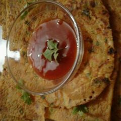 A picture of Veg.chila/eggless omelatte without maida.