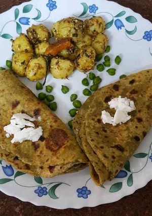 A picture of Chholiye Parantha.