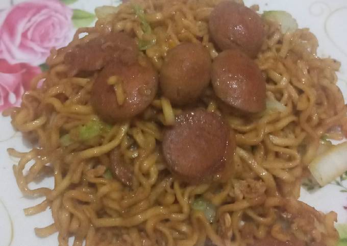 Resep Mie Goreng Sosis Anti Gagal