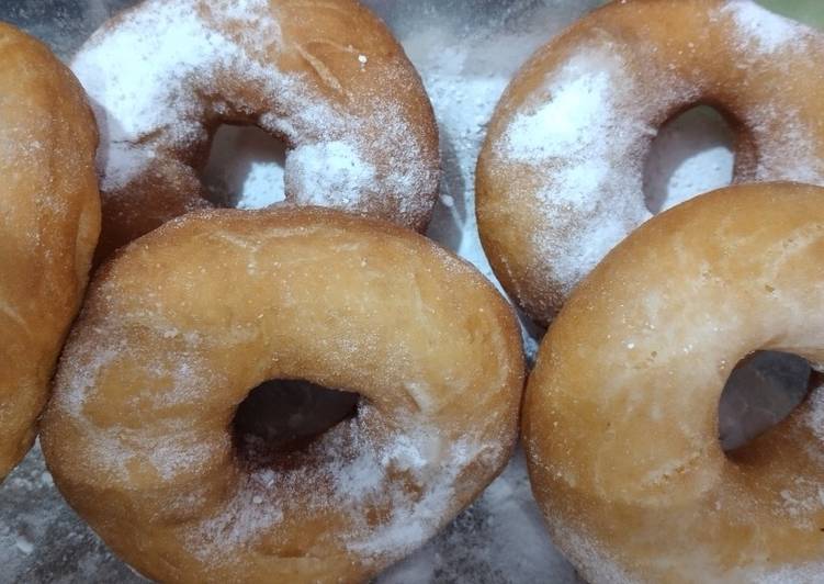 Bahan Donat Salju lembut Dapoer Uni Qai | Cara Masak Donat Salju lembut Dapoer Uni Qai Yang Enak Dan Mudah