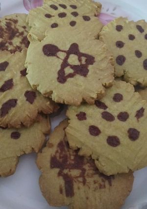 Foto resep Cookies Greentea toping Coklat