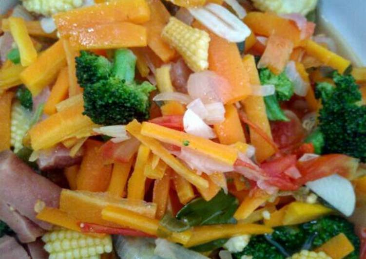 Tumis sayur simple