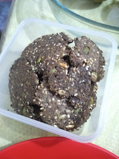 Una foto de Galletas de lino y semillas keto