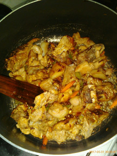 A picture of Pork wet fry.