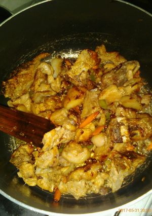 A picture of Pork wet fry.