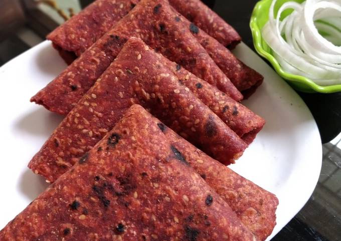 Whole Wheat Healthy, Delicious, and Nutritious Beetroot Paratha