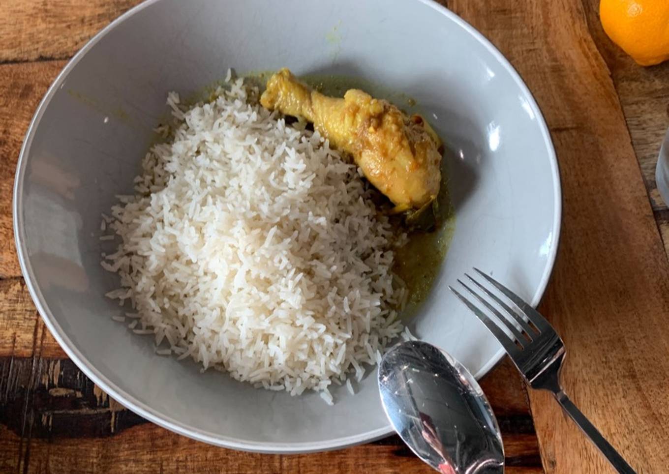 Nasi Uduk (coconut milk rice - Indonesia) for Clare
