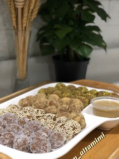 صورة لوصفة كرات التمر