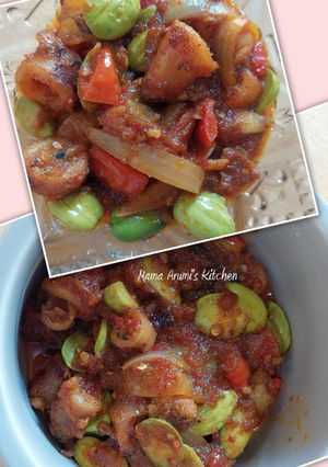 Foto resep Cumi Asin Pete Pedas