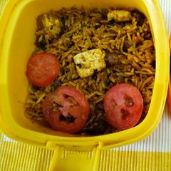 Chhola paneer Pulao A picture of Chhola paneer Pulao.