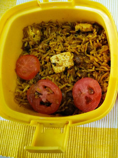 A picture of Chhola paneer Pulao.