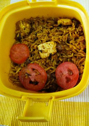 A picture of Chhola paneer Pulao.
