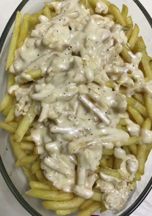 صورة لوصفة بطاطس بجبنه