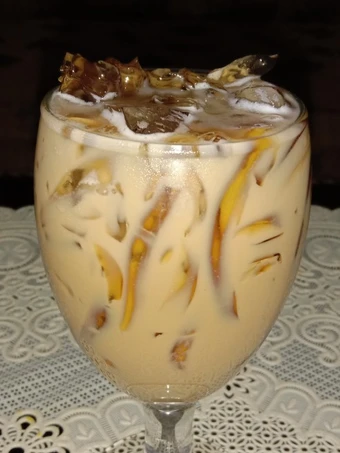 Cara Mudah Menyiapkan Resep Es cincau capucino yang Bikin Ngiler Anti Ribet, Bikin Ngiler