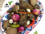 ترشی کلاهک بادمجان🍆🍆