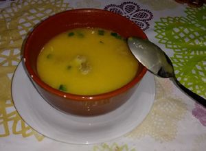 Foto de Sopa de mandioquinha com frango