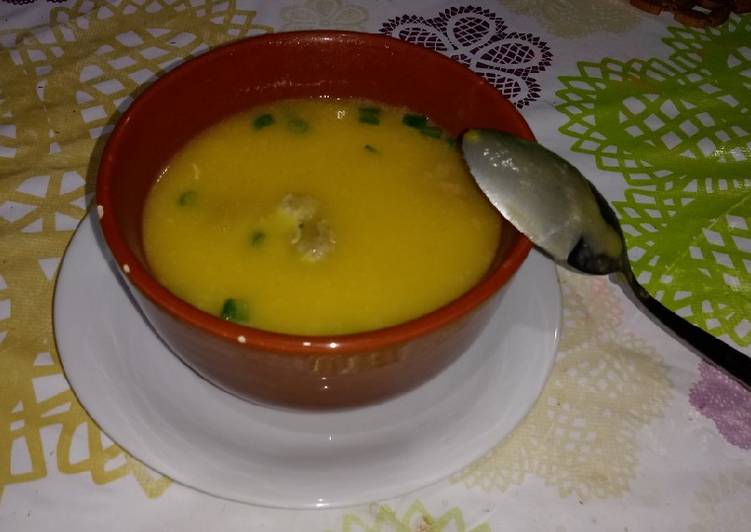 Sopa de mandioquinha com frango - Tudogosreceitas