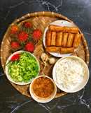 Bún Mắm Nêm Chả Giò Hải Sản