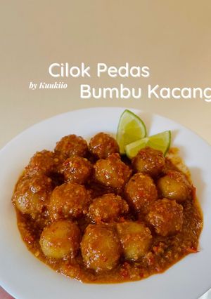 Foto resep [Eps. 57] Cilok Pedas Bumbu Kacang 🥡🥜