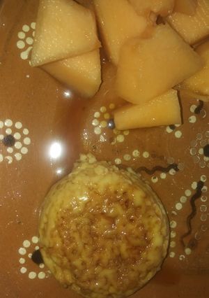 Una foto de Flan de micro 🍮🍮