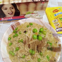 A picture of #Cheese Maggi Masala😋😋😋.
